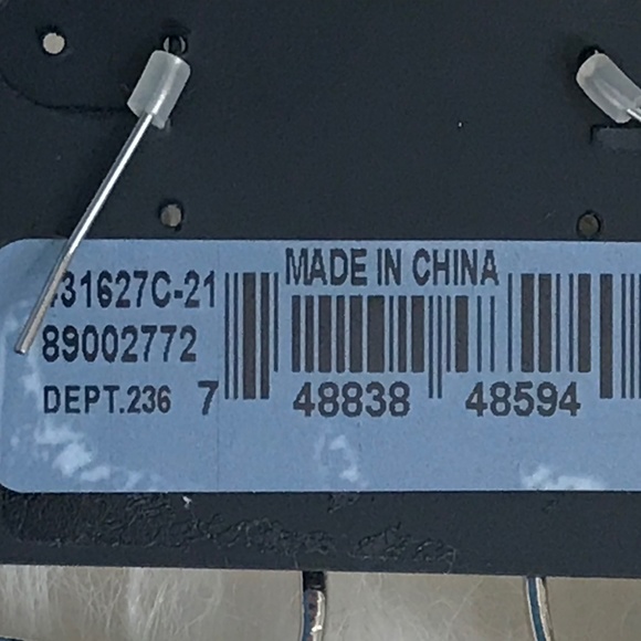 NWT Guess Silver Tone Hoop Earrings With Silver Cursive Logo On Blue Background - Picture 6 of 11